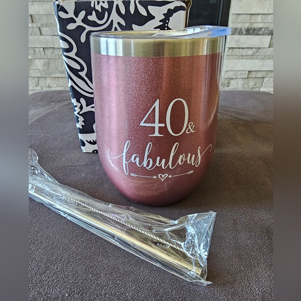 40 & Fabulous Tumbler